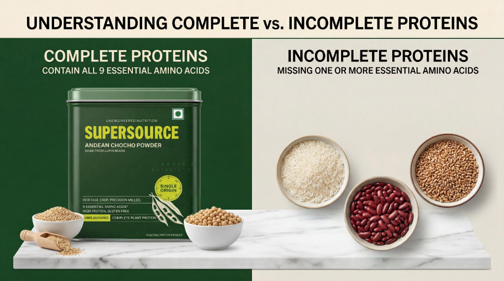 Complete vs Incomplete Protein comparison
